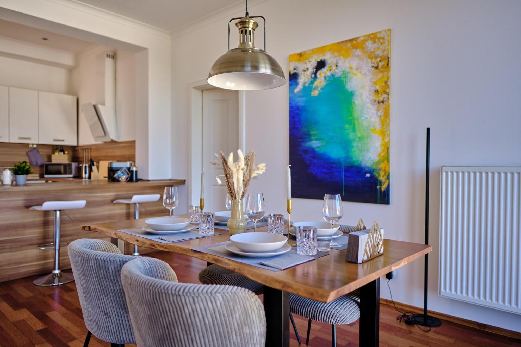 Historisches Deluxe Apartment Im Marianum Neuss Kamer foto